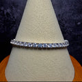 925 Sterling Silver 3.4mm CZ Tennis Bracelet - 7 Inches w/Box Lock