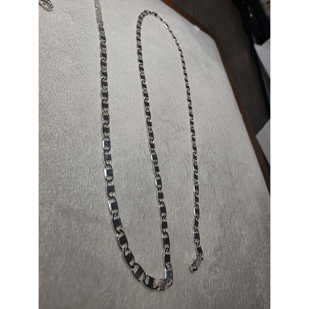22" 3.0mm Diamond Cut Valentino Chain 925 Sterling Silver