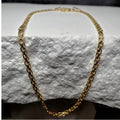 Solid 10k Yellow Gold 1.6mm Bizmark Dainty Bracelet 7.5 Inches