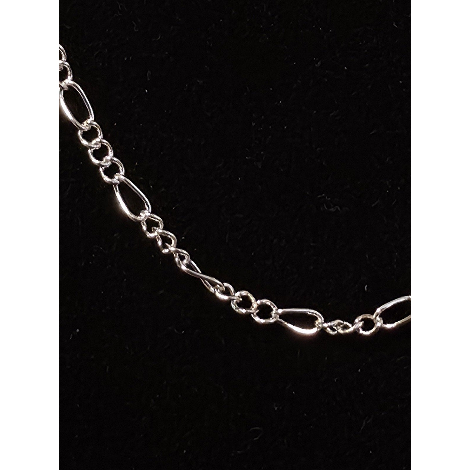 26" Oval Figaro Chain 2.7mm 925 Solid Sterling Silver