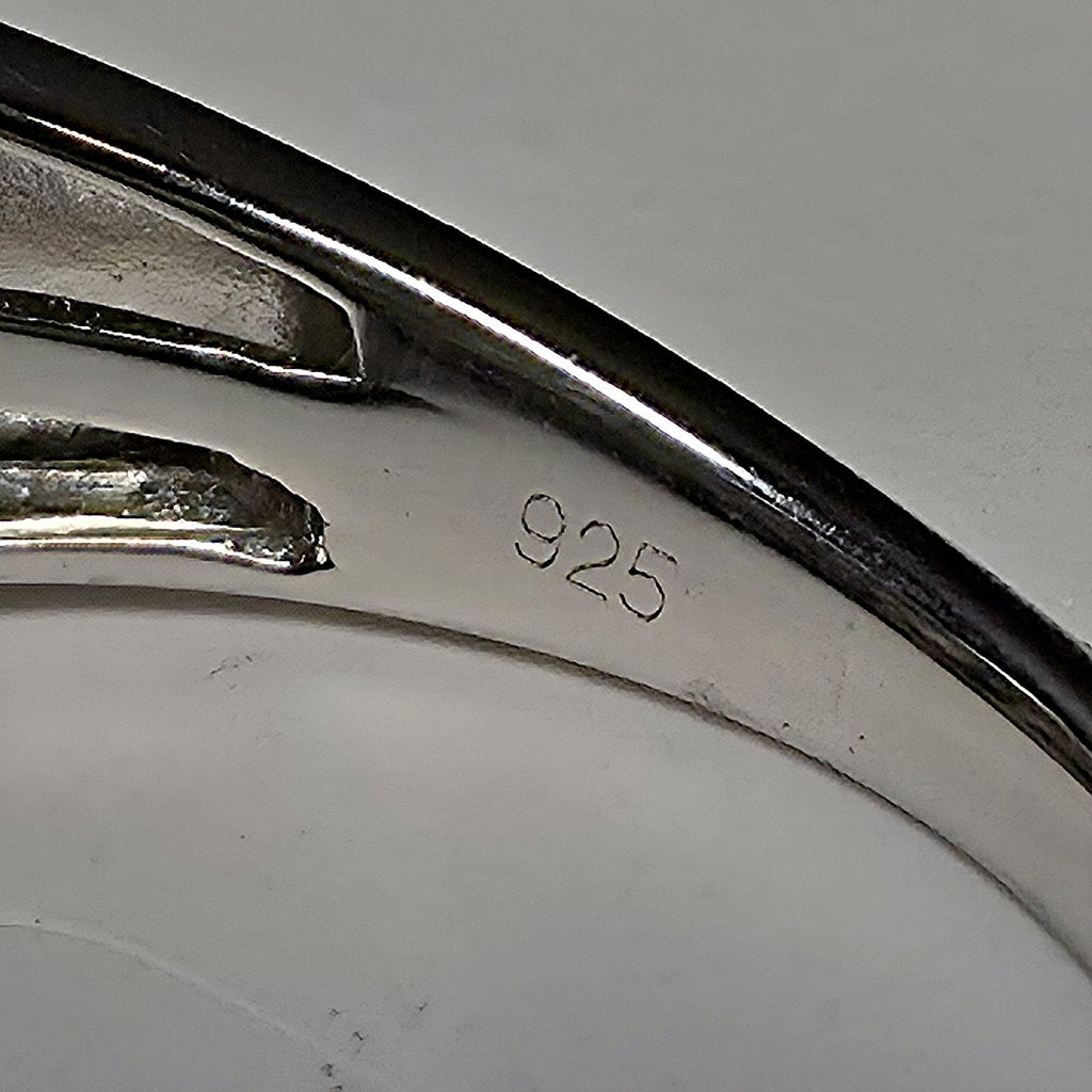 Men's 0.15 CTW Natural Diamond Signet Ring 925 Sterling Silver Band Size 10