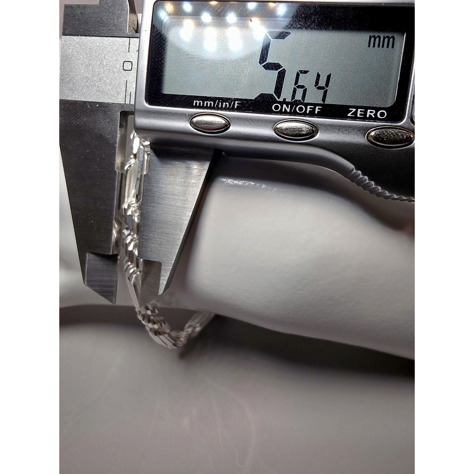 8" 5.6mm 18g Figarope Milano Bracelet Solid 925 Sterling Silver Stamped