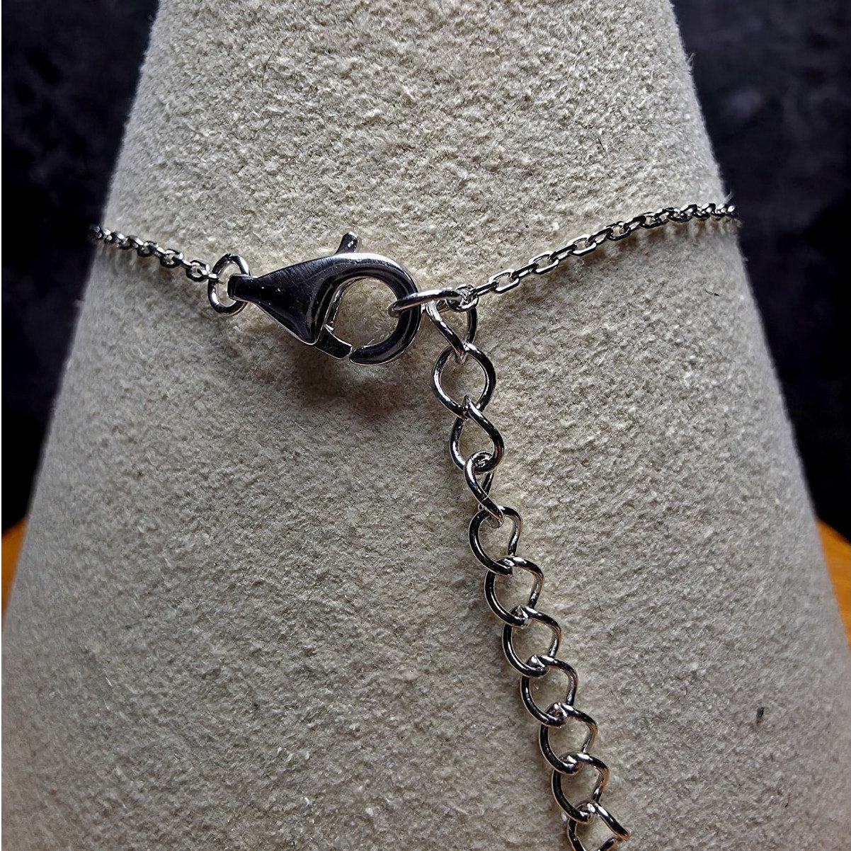 1.0ctw Moissanite Dog & Paw Charm Bracelet 6.5-7.5" Adjustable 925 Sterling...