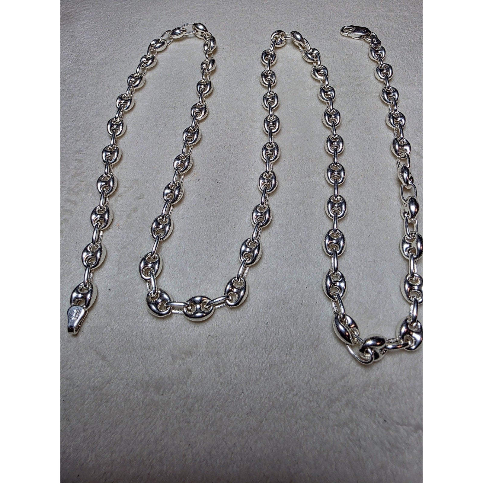 24" 6.1mm 22g Puff Mariner Solid 925 Sterling Silver