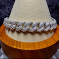 8.49 CTW VVS D Moissanite Miami Cuban Bracelet 925 Sterling Silver 10mm 8.5"