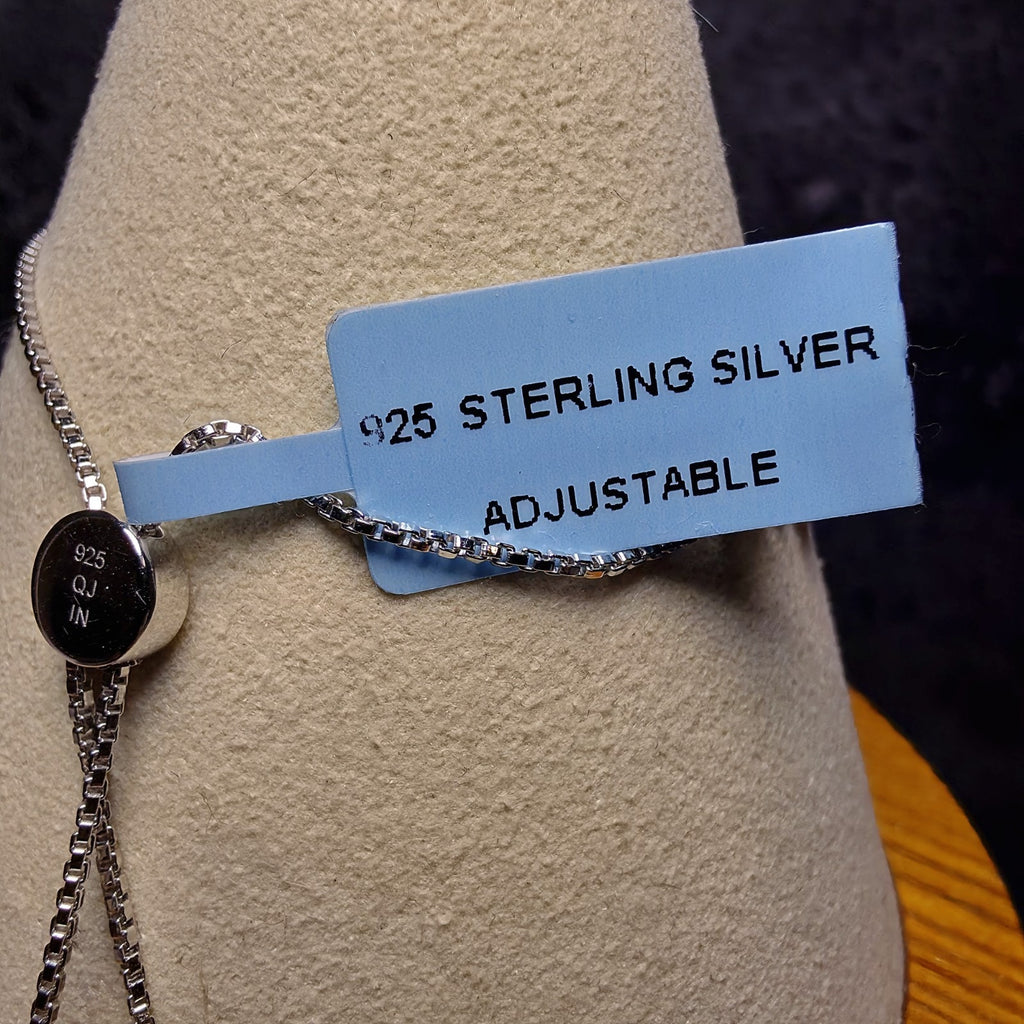 1.32 CTW Natural Ethiopian Opal Adjustable Bracelet in 925 Sterling Silver