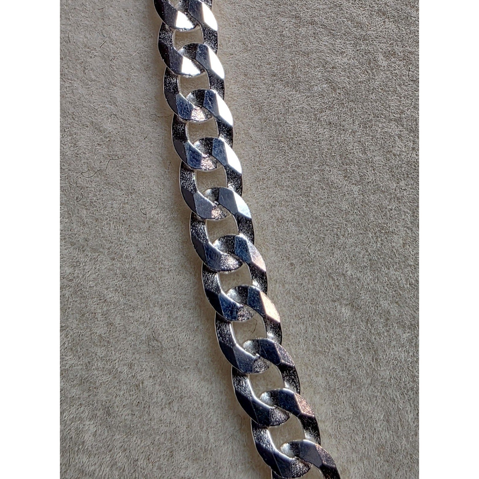 24" 5.2mm 16.47g Cuban Chain Solid 925 Sterling Silver