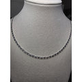 22" 3.0mm Diamond Cut Valentino Chain 925 Sterling Silver