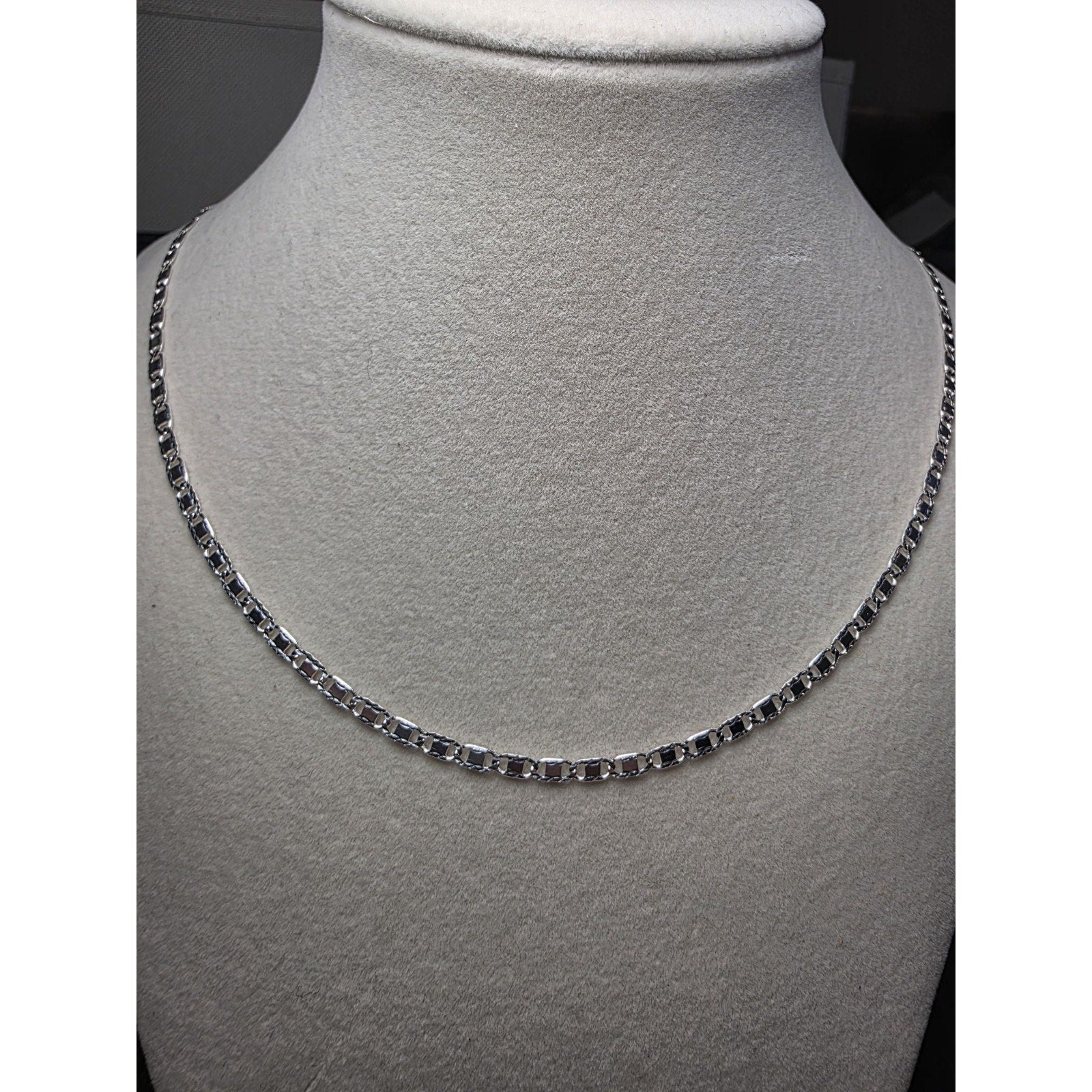 22" 3.0mm Diamond Cut Valentino Chain 925 Sterling Silver