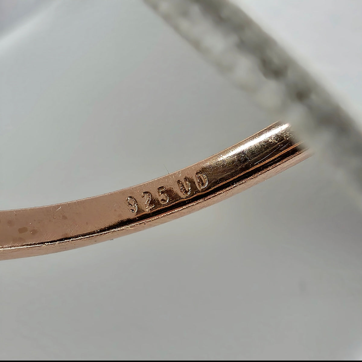 0.50 CTW Natural Mined Diamond Hoop Earrings in Rose Gold Over Silver, 20.5 mm