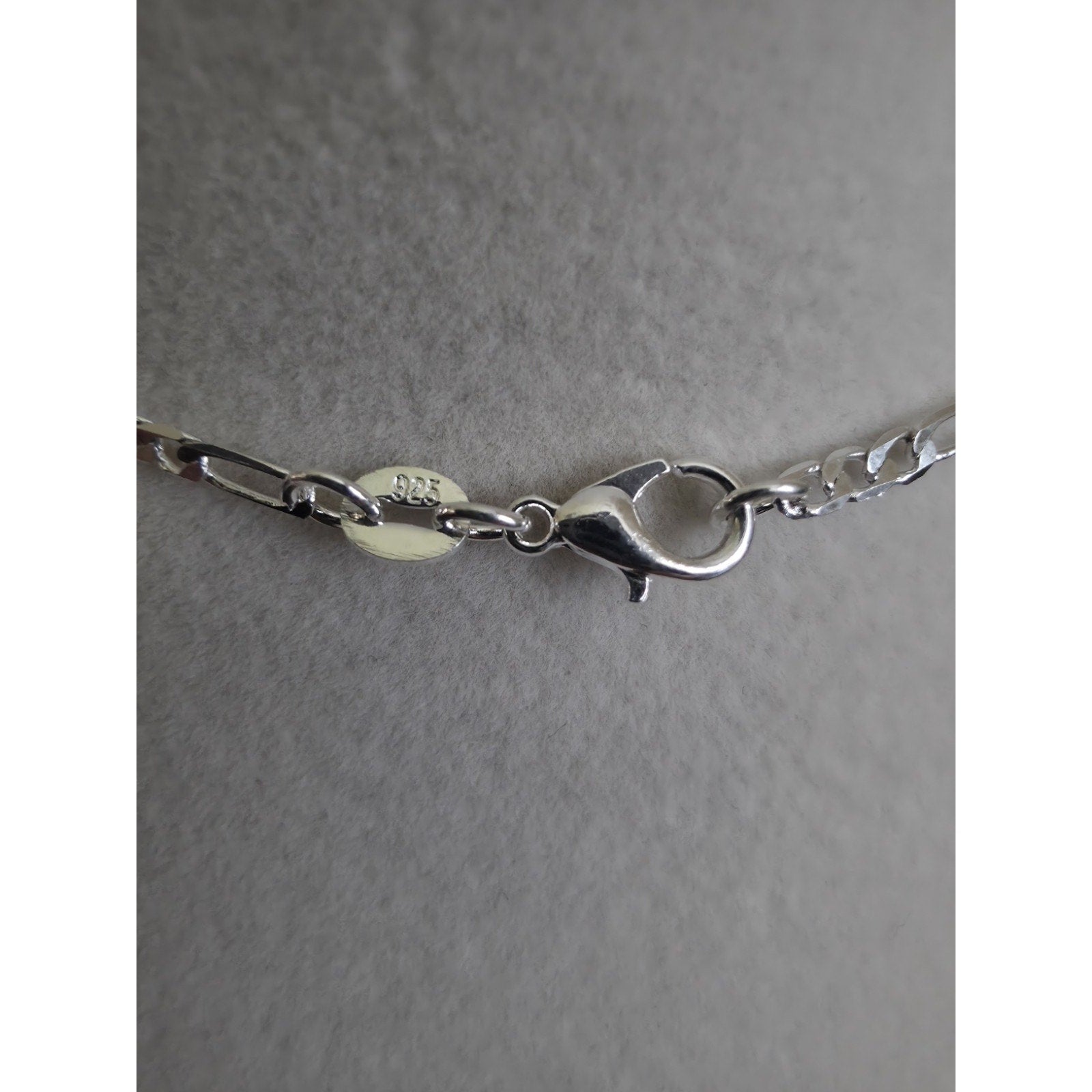 22" Figaro Chain 2.4mm 925 Sterling Silver