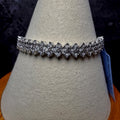 0.20 ctw Genuine Diamond Bolo Bracelet in 925 Sterling Silver | Adjustable