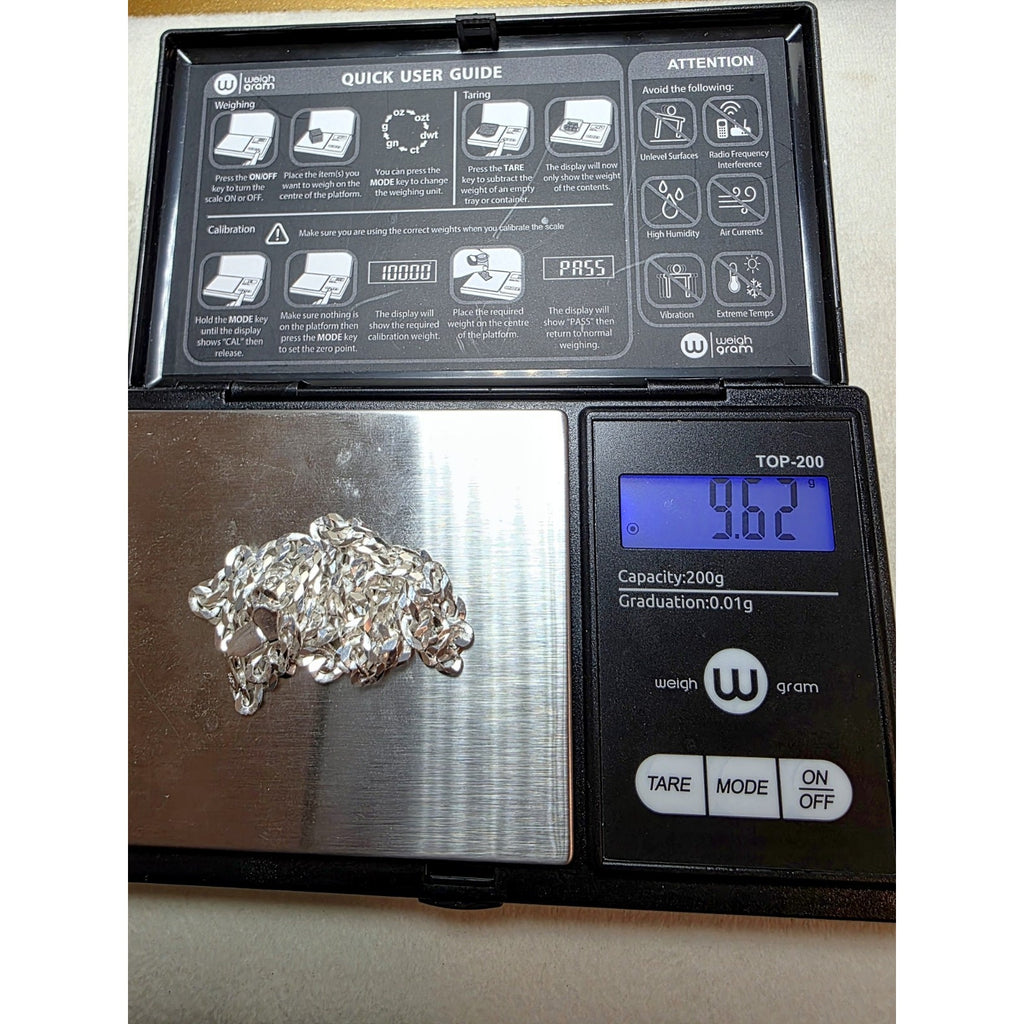 22" 4mm Cuban Curb 925 Sterling Silver 9.62g