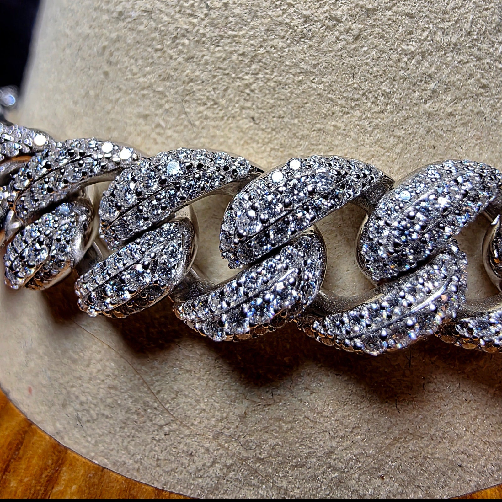 8.49 CTW VVS D Moissanite Miami Cuban Bracelet 925 Sterling Silver 10mm 8.5"