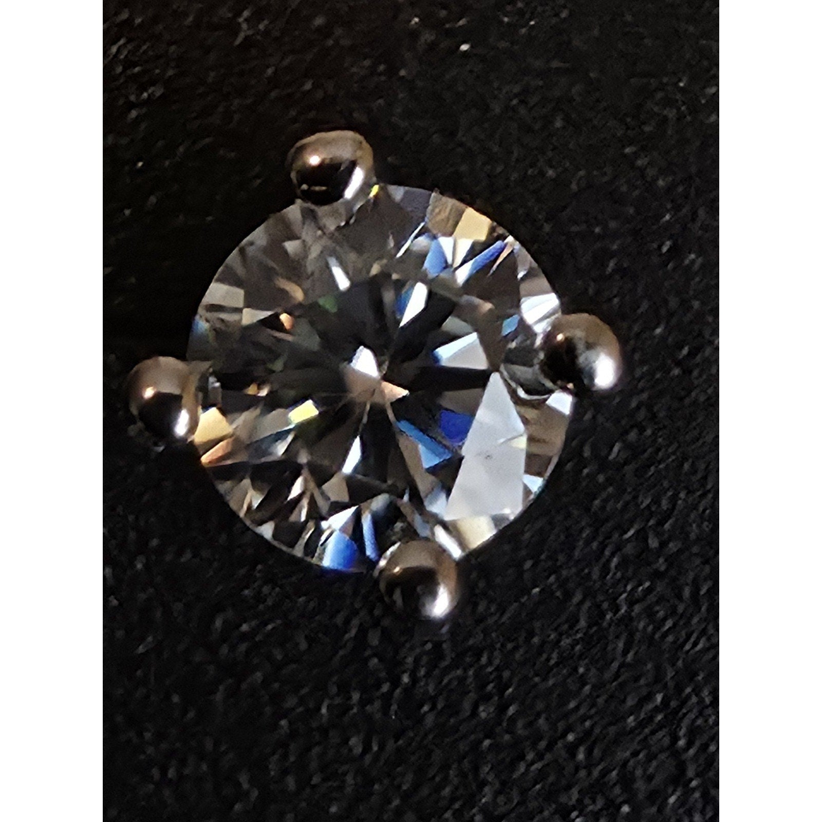 2.9mm Moissanite Stud Earrings 925 Silver Prong Setting w/Butterfly Closure