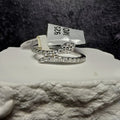 1.00 CTW Moissanite Snake Bypass Ring in 925 Sterling Silver - Size 7