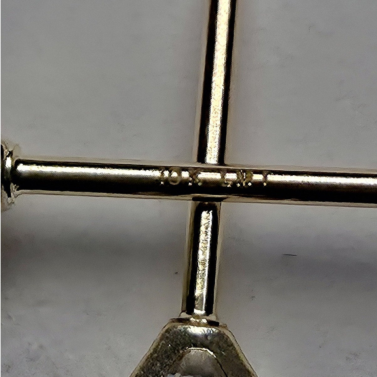 10k Solid Gold 3mm Round Stud Earrings w/Silicon Backs 10k Stamped