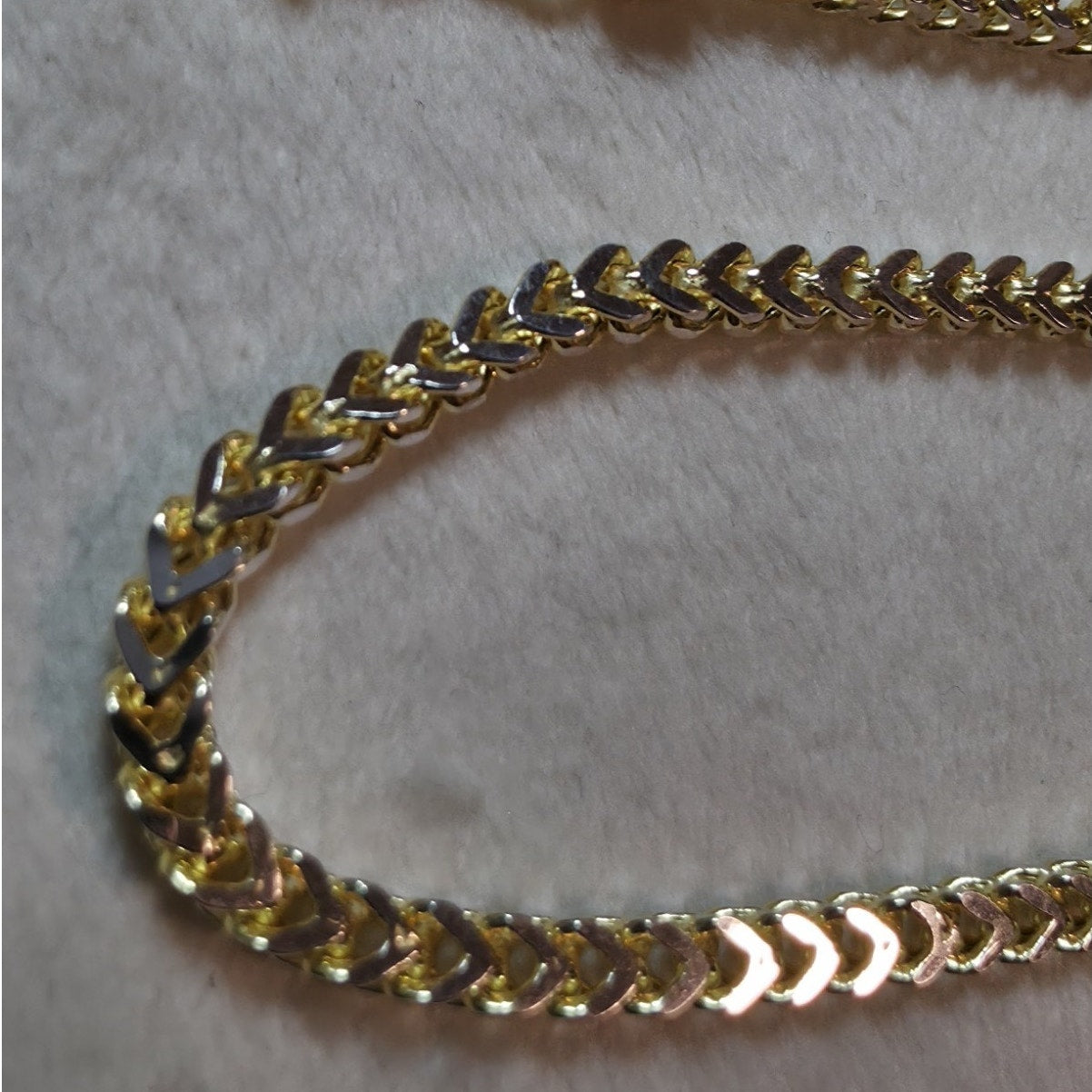 18" 3.0mm Franco Chain Gold Plated 925 Sterling Silver 8.76g