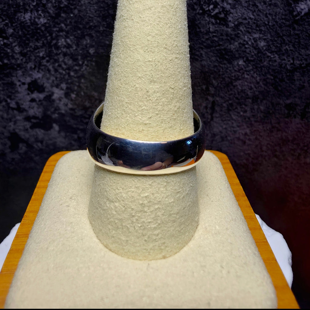 925 Sterling Silver Turquoise Signet Men's Ring – Crescent & Star Motif (Size 12.5)