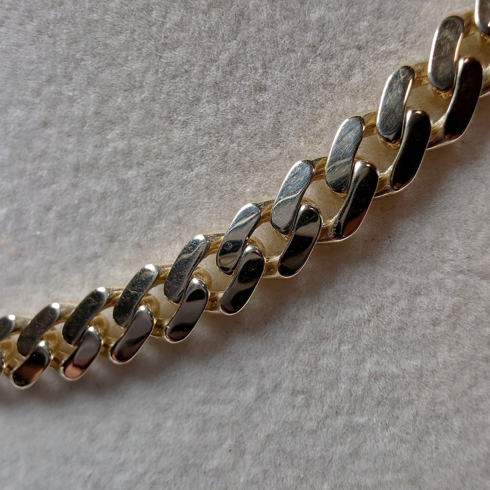 10K Solid Yellow Gold 6.1mm Monaco Cuban Chain (22") w/Iced-Out Coffin Lock