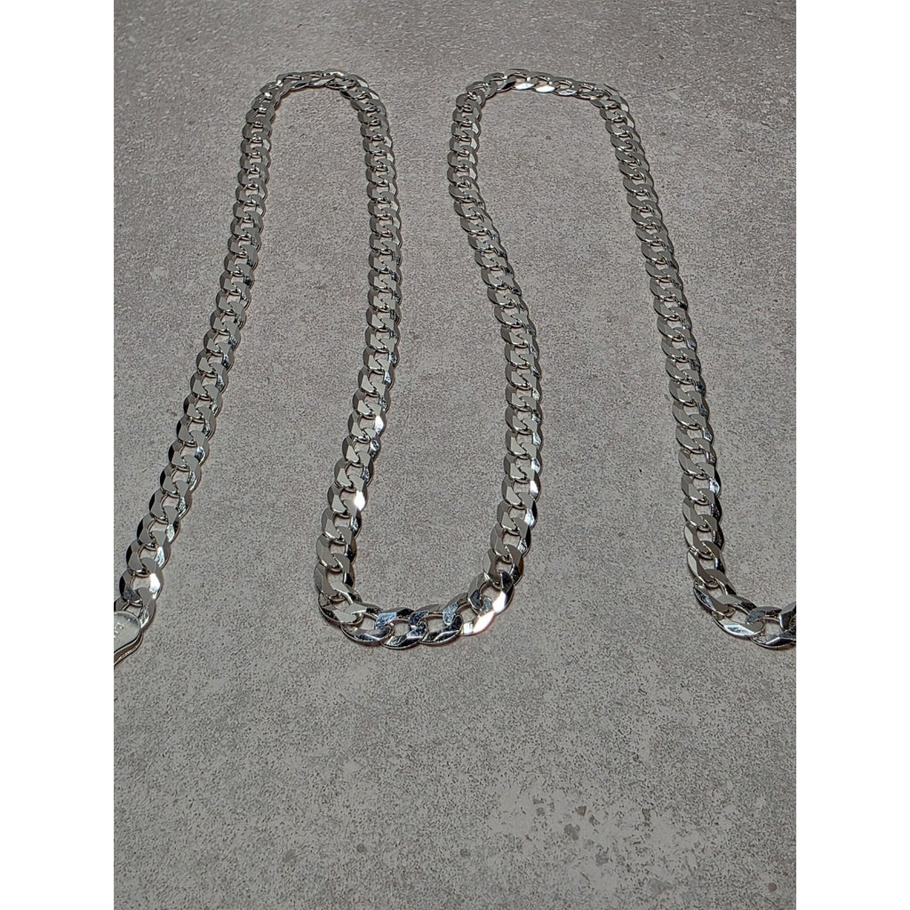 24" 5.2mm 16.47g Cuban Chain Solid 925 Sterling Silver