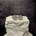 925 Sterling Silver 10mm CZ Four-Leaf Clover Stud Earrings w/Butterfly Back