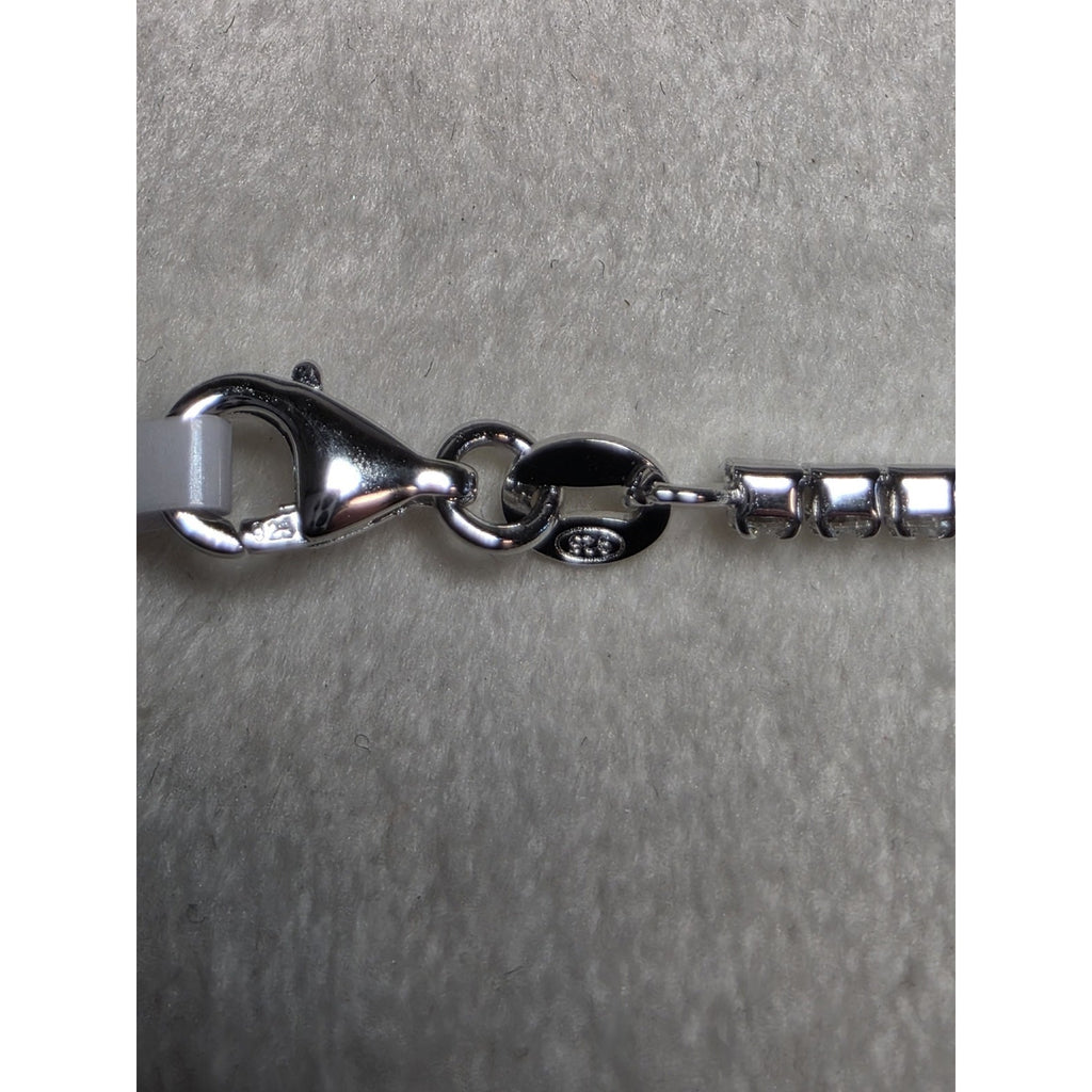0.83CTW 3.6mm Moissanite Tennis Bracelet 7-8" Adjustable 925 Sterling Silver