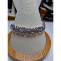 7" 8.4mm Flat Byzantine 15.49g Solid 925 Sterling Silver w/Rhodium