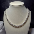 Solid 925 Sterling Silver Byzantine Chain – 5.7mm Italian King's Link, 38.7g