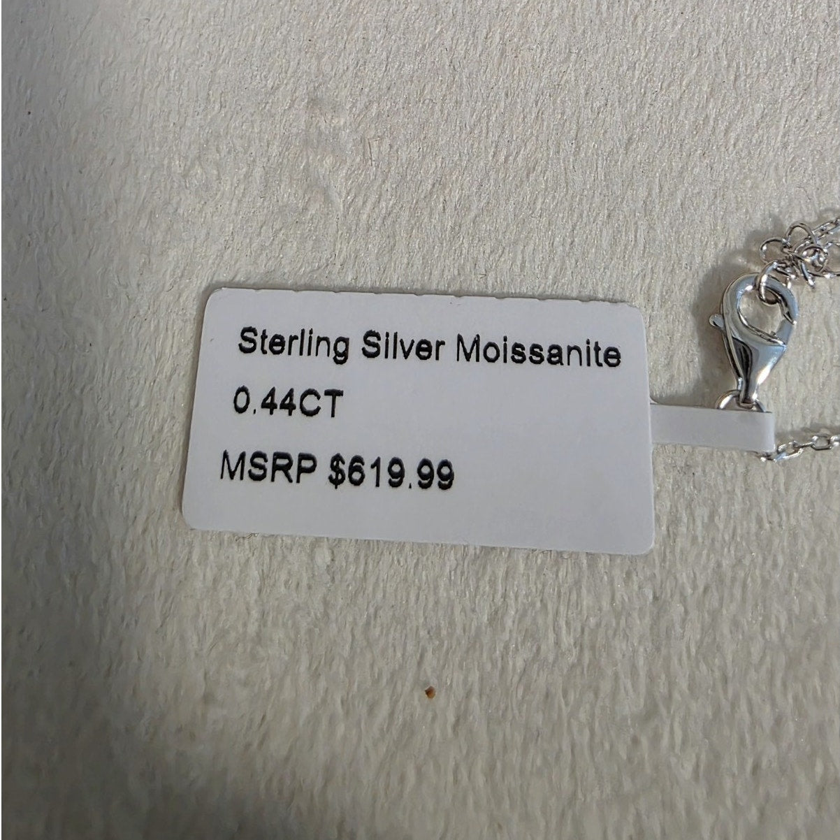 7+1" 0.44ctw Moissanite Mother of Pearl Clover Bracelet 925 Sterling Silver