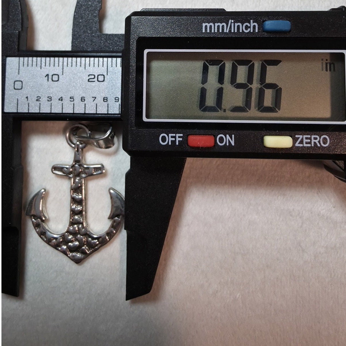 3D Nautical Anchor Pendant | 925 Sterling Silver (4g)