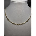 24" 3.6mm Gucci Flat Mariner 14k Gold Over 925 Sterling Silver w/Lobster Clasp
