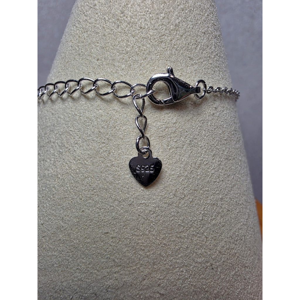 6.5-8.5" 4mm 0.3ctw VVSD Moissanite Braclet 925 Sterling Silver