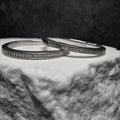 0.18 CTW Genuine Mined Diamond 925 Sterling Silver Round Hoop Earrings