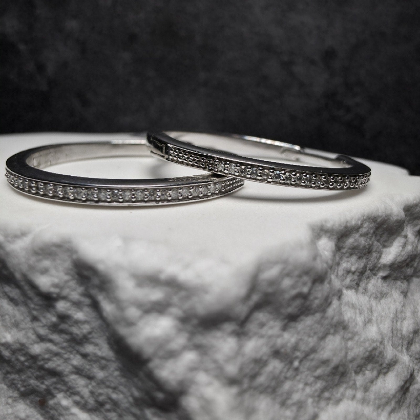 0.18 CTW Genuine Mined Diamond 925 Sterling Silver Round Hoop Earrings