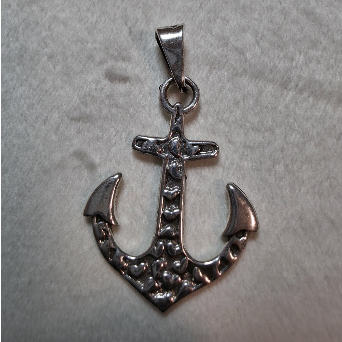 3D Nautical Anchor Pendant | 925 Sterling Silver (4g)