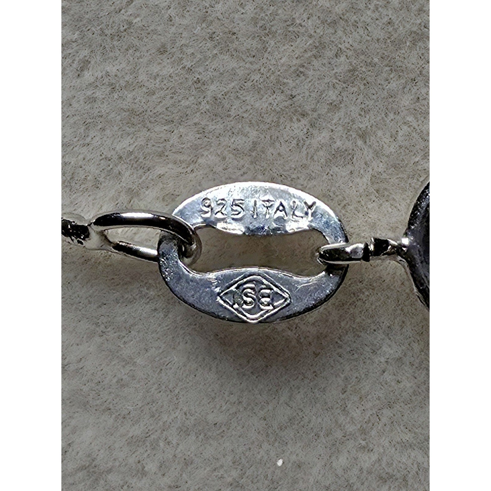 18" 0.65ctw Moissanite Clover Pendant w/Beaded Necklace 925 Sterling Silver