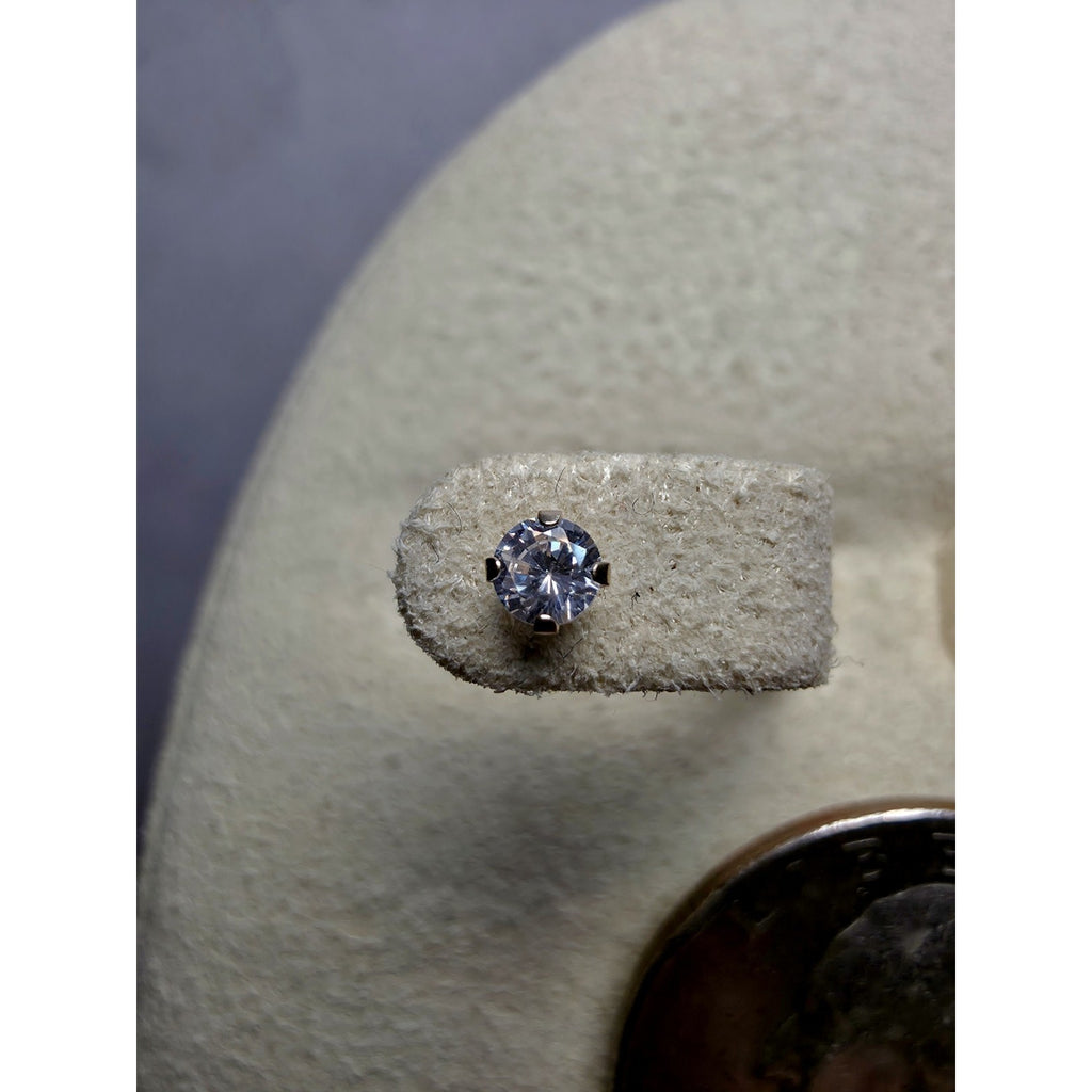 10k Solid Gold 3mm Round Stud Earrings Stamped w/comfort backs