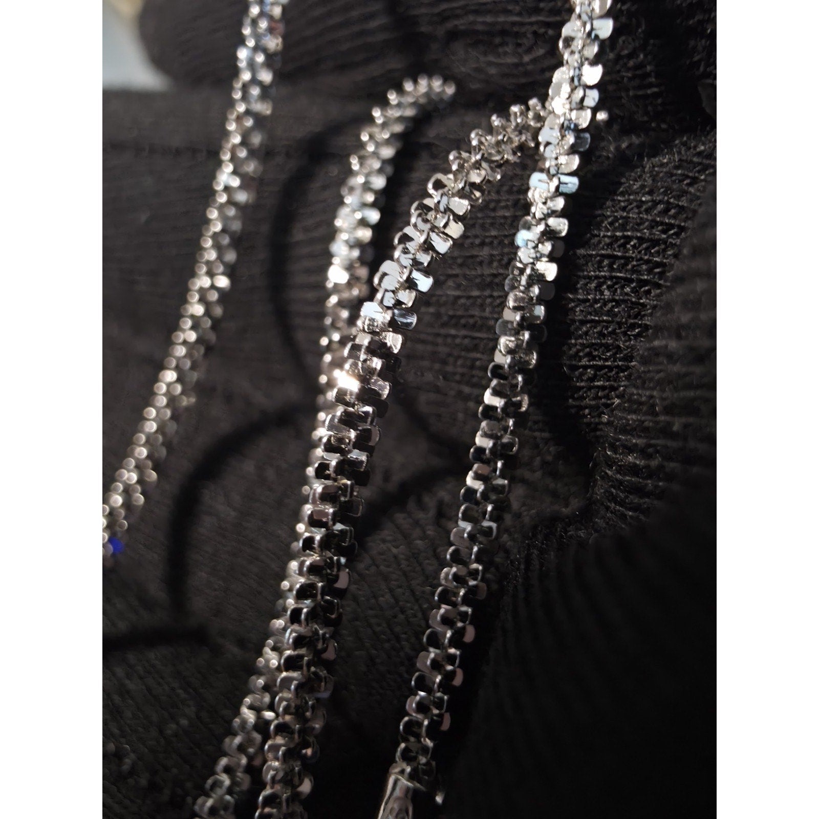 22" Twisted Rock Chain 2.3mm 925 Sterling Silver 6.27g