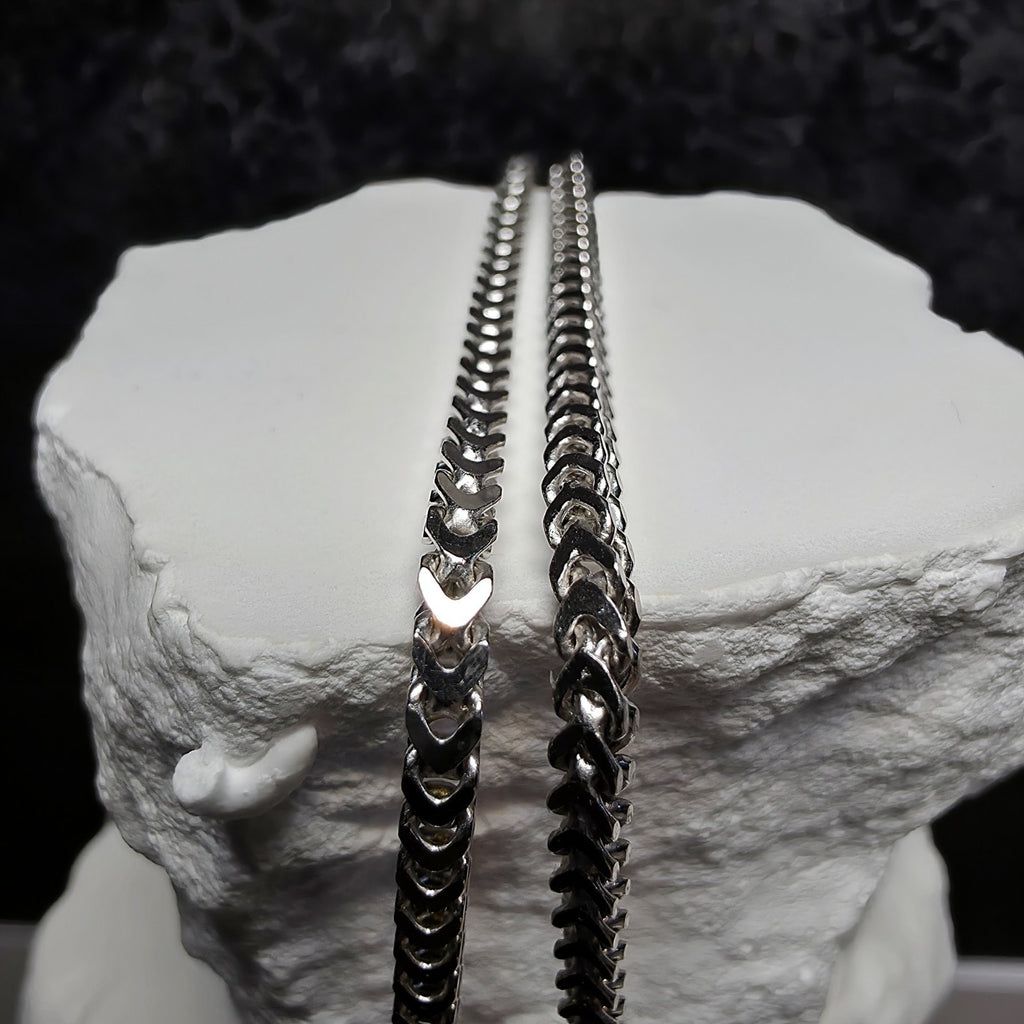 925 Sterling Silver 2.6mm Franco Chain - 22 Inches (8.19g)