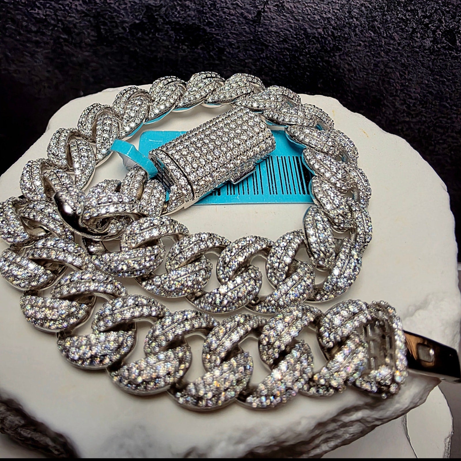 8.49 CTW VVS D Moissanite Miami Cuban Bracelet 925 Sterling Silver 10mm 8.5"