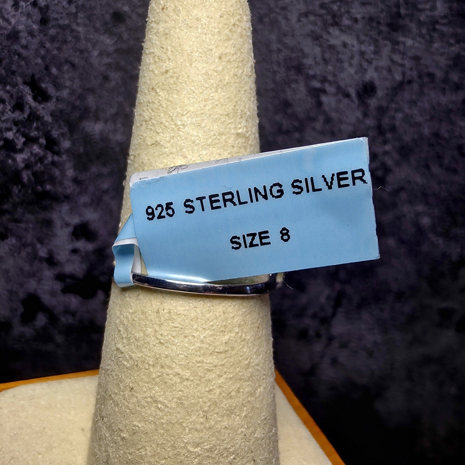 Natural Lemon Quartz 3-Stone Ring in 925 Sterling Silver – Size 8